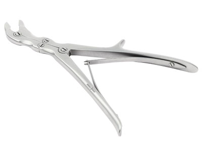 Olivecrona Rongeur, 7 3/4" (19.6 Cm), Straight Handle, Curved Jaws, 3.0 Mm X 16.0 Mm Cups